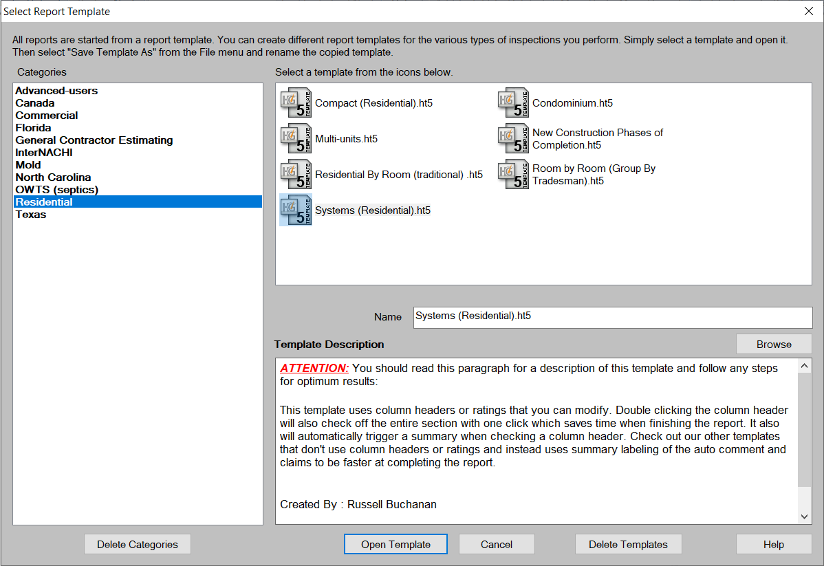 HomeGauge desktop report writer