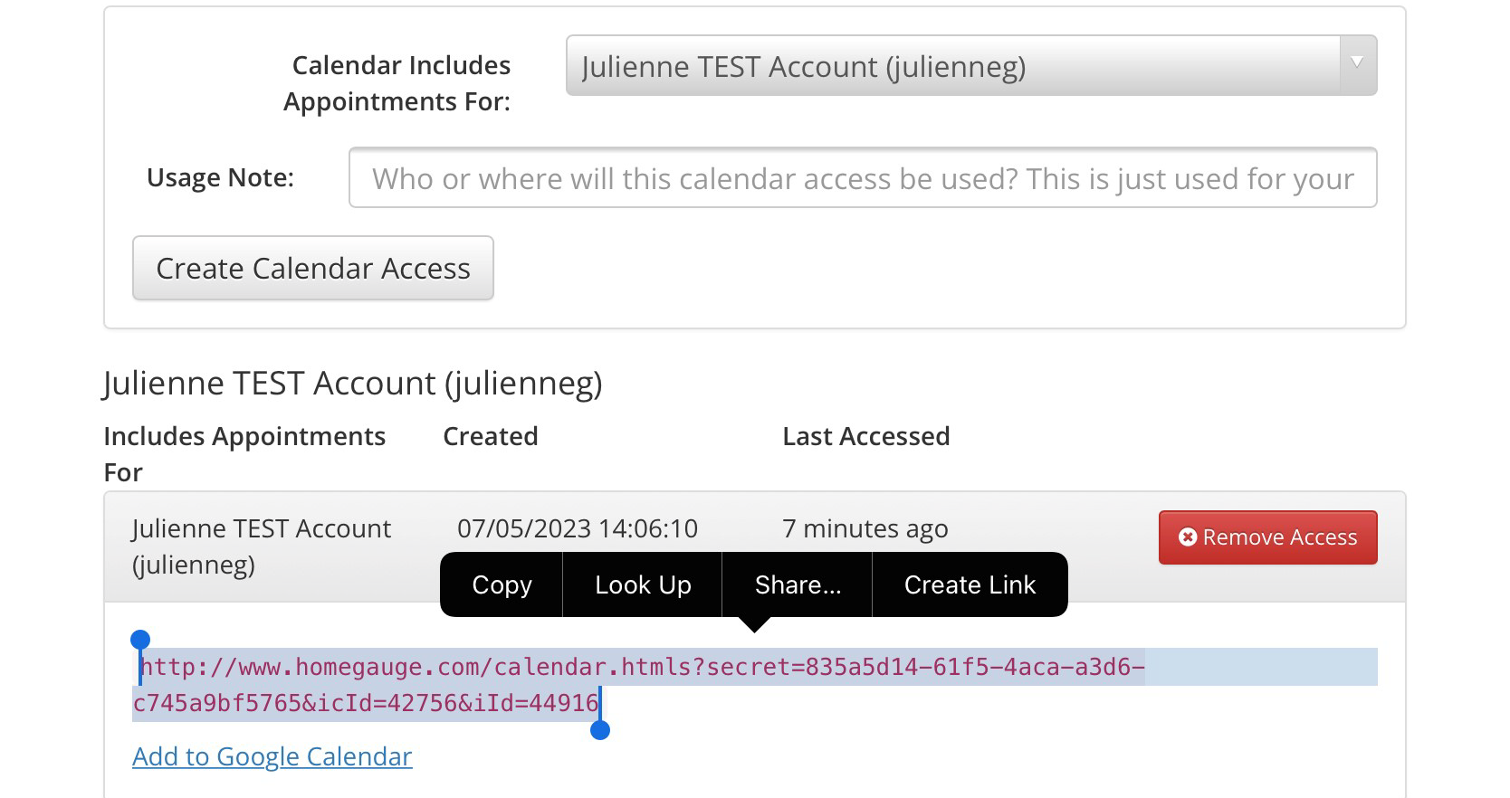 HomeGauge inspector dashboard