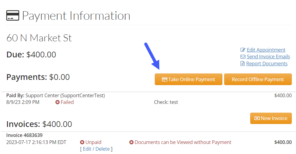 HomeGauge payment dashboard