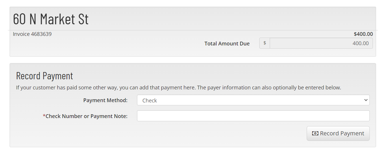 HomeGauge payment dashboard