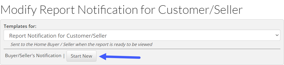 HomeGauge inspector dashboard modify report notification