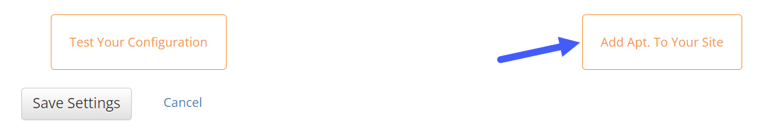 HomeGauge public appointments configuration