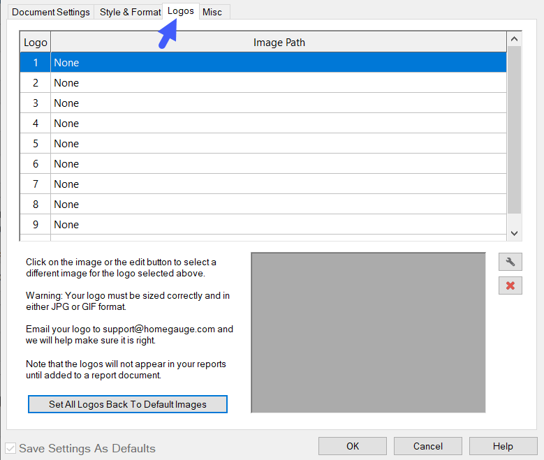 HomeGauge desktop report writer