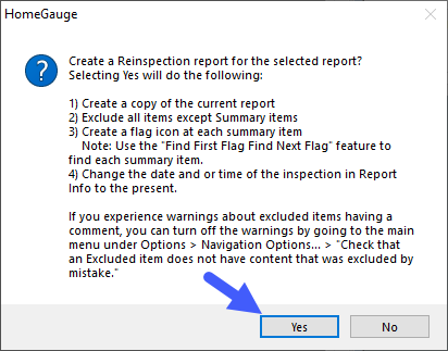 HomeGauge desktop report writer