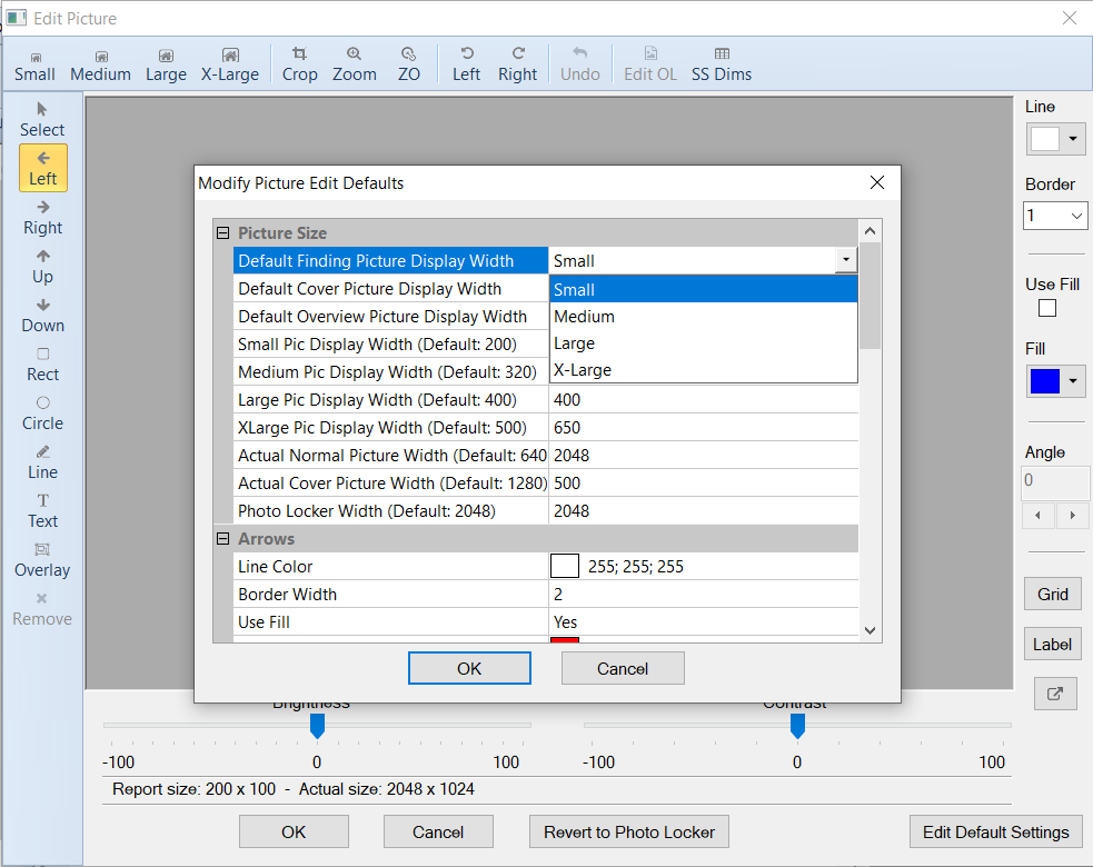 HomeGauge desktop report writer edit picture window