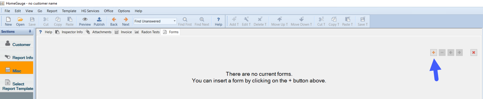 HomeGauge desktop report writer