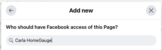 screenshot of facebook settings