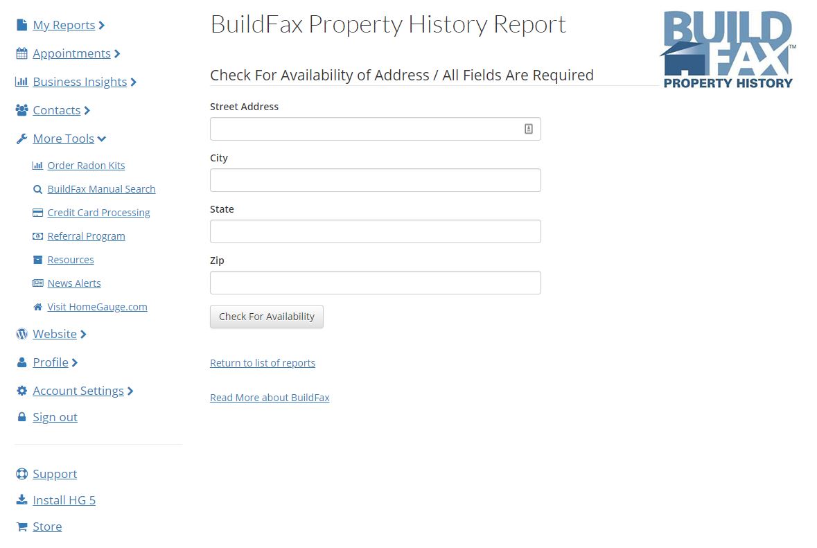 BuildFax Manual Search