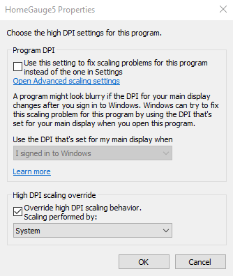 HomeGauge 5 properties