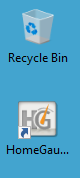 HomeGauge shortcut will appear